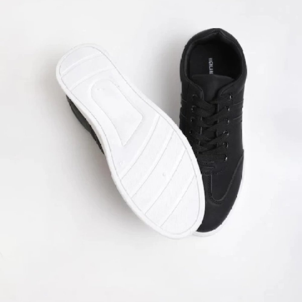 Black sneakers
